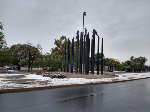 Nieve en Ciudad Universitaria
